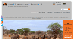 Desktop Screenshot of kanuthadventures.com