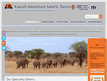Tablet Screenshot of kanuthadventures.com